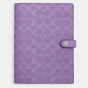 Coach Notebook In Signature Canvas